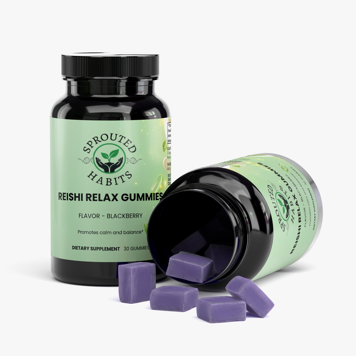 Reishi Relax Gummies – Calm & Stress Relief Mushroom Gummies