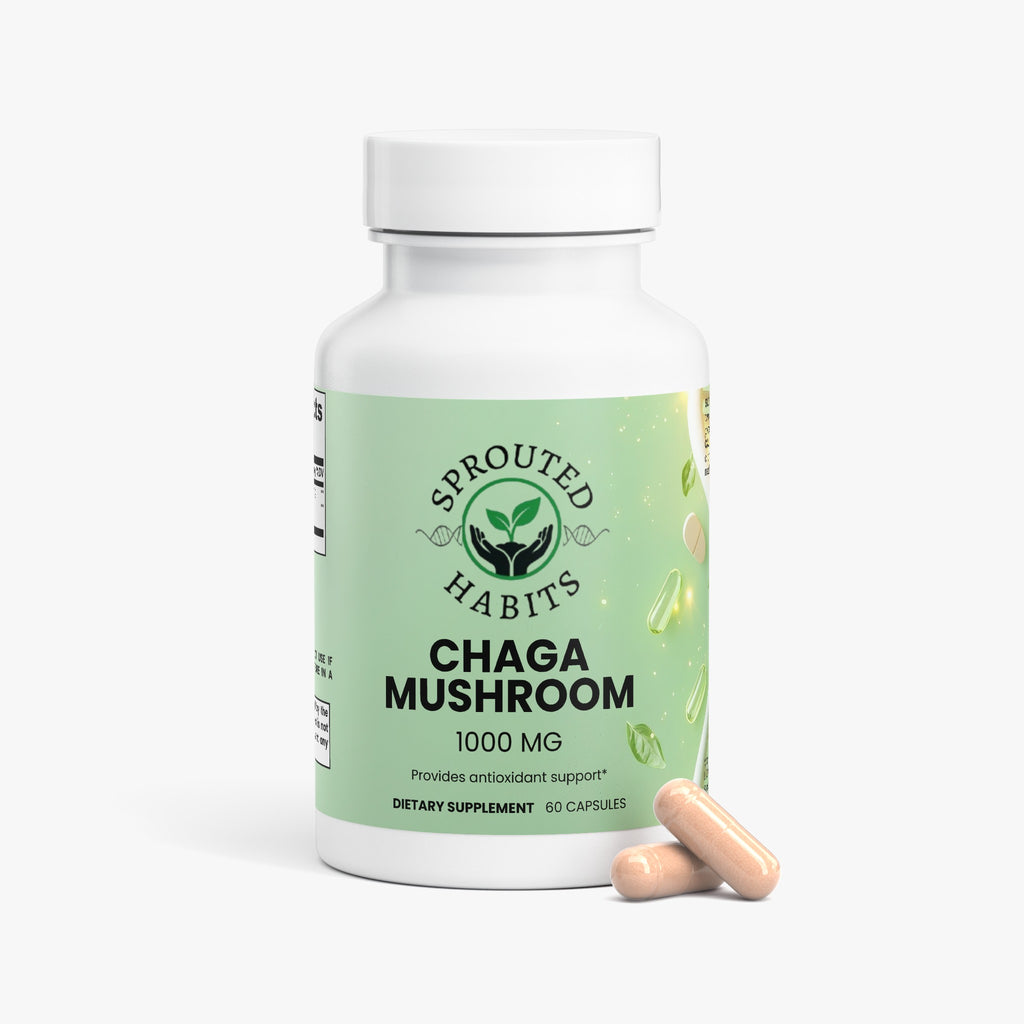 Chaga Mushroom Capsules – 60 Vegan Capsules