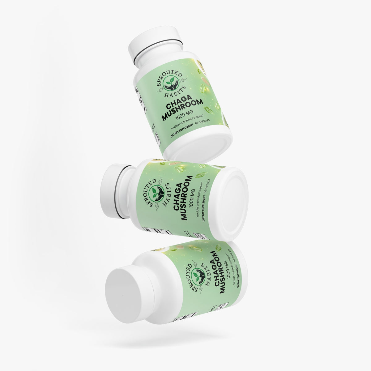 Chaga Mushroom Capsules – 60 Vegan Capsules